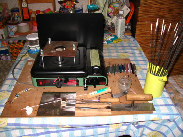 プリンス カセット バーナー TB-02S トンボ玉 キナリガラス PRINCE