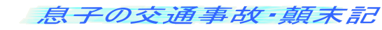 息子の交通事故・顛末記